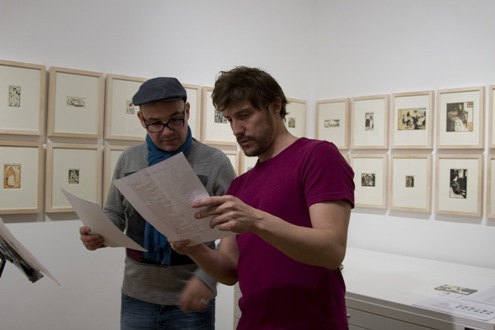 Dmitry Golynko and Ernesto Estrella at Galerie Hochdruck Vienna