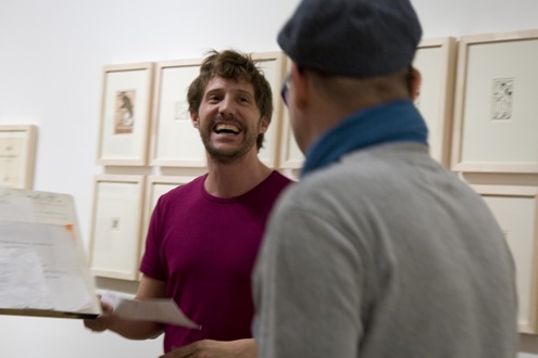 Dmitry Golynko and Ernesto Estrella at Galerie Hochdruck Vienna