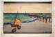 Siegfried Berndt, Boote und Landungssteg, um 1911, Farbholzschnitt, colour woodcut
