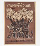 Der Orchideengarten. Phantastische Blätter, publ. by Karl Hans Strobl. Dreiländerverlag, München 1919. Vol. I, issue 14, cover